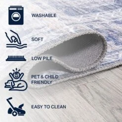 Alanya Ornate Medallion Washable Area Rug - JONATHAN Y -Furniture store GUEST afdd09c7 298e 4374 8d6a a7e162f1efc6