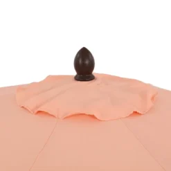 JONATHAN Y Tracy 9 Ft. Classic MidCentury Scalloped Fringe Market Patio Umbrella With Auto-Tilt, Crank, Wind Vent And UV Protection -Furniture store GUEST b197d648 5de8 46dc a874 d5da9750d942