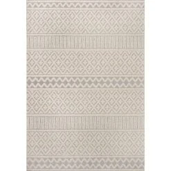 JONATHAN Y Ormond High-Low Modern Trellis Geometric Moroccan Indoor/Outdoor Area Rug