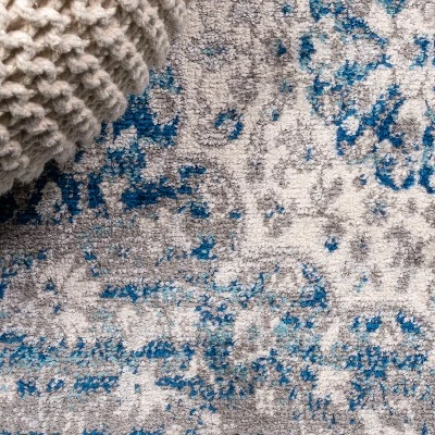 Ferro Filigree Charcoal Black And White Area Rug - JONATHAN Y 7 Ferro Filigree Charcoal Black And White Area Rug - JONATHAN Y - Image 7