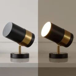 JONATHAN Y Astra 9.25" Modern Industrial Iron Adjustable Indoor Floor Spotlight: ETL Listed, 2700K Warm Light -Furniture store GUEST b5b5f62e 44df 4d54 ad69 484337750f5b