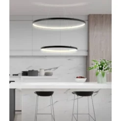 24" Metal Round Brice Chandelier (Includes Energy Efficient Light Bulb) Black - JONATHAN Y 7 24" Metal Round Brice Chandelier (Includes Energy Efficient Light Bulb) Black - JONATHAN Y -Furniture store GUEST b5ea4da6 649c 4105 b547 c1a33333ec52