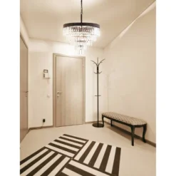 20" Wyatt Crystal Chandelier (Includes Energy Efficient Light Bulb) Bronze - JONATHAN Y -Furniture store GUEST b65e655b 3b4b 48ad afb0 6353dec7ca49