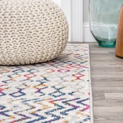 Arta Moroccan Modern Geometric Rug Area Rug - JONATHAN Y -Furniture store GUEST b723652a 6b07 45a4 8319 07b1f991191b