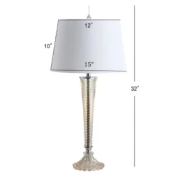 (Set Of 2) 32" Caterina Glass Table Lamp (Includes LED Light Bulb) Champagne - JONATHAN Y -Furniture store GUEST b8efada6 43a9 47fd 881d 39256090a808