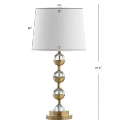 27.5" (Set Of 2) Avery Crystal Table Lamp (Includes LED Light Bulb) - JONATHAN Y -Furniture store GUEST b9178608 5197 4369 abcd f82ccdc57242