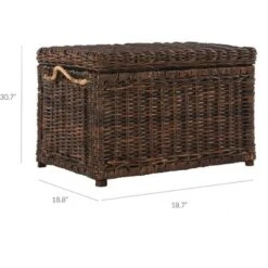 Happimess Jacob Wicker Storage Trunk -Furniture store GUEST bd37cf10 f97b 48be a1ed d692c6bab9a4