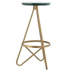 JONATHAN Y Spiroa Modern Industrial Metal Backless Circular Bar Stool -Furniture store GUEST bf65c92c 6436 446a 8f5e 87dc140b34a6