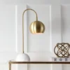 23.5" Metal/Marble Stephen Table Lamp (Includes LED Light Bulb) Gold- JONATHAN Y