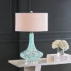 29" Glass/Acrylic Montreal Table Lamp (Includes LED Light Bulb) Ice Blue- Jonathan Y