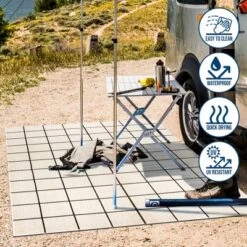 Grid Modern Squares Indoor/Outdoor Area Rug - JONATHAN Y -Furniture store GUEST c61becff b98a 48c8 8840 adff2e64b33a