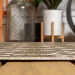 Trebol Moroccan Trellis Textured Weave Indoor/Outdoor Area Rug - JONATHAN Y -Furniture store GUEST c76dce39 3eb6 4f66 a451 e5d4a2a04eab