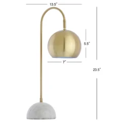 23.5" Metal/Marble Stephen Table Lamp (Includes LED Light Bulb) Gold- JONATHAN Y -Furniture store GUEST c98c95c7 eebe 4d82 a1a4 0d97bddf57ab