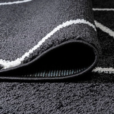 Cole Minimalist Diamond Trellis Round Area Rug - JONATHAN Y 8 Cole Minimalist Diamond Trellis Round Area Rug - JONATHAN Y - Image 8