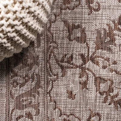 Jerash Ornate Medallion Indoor/Outdoor Area Rug - JONATHAN Y 2 Jerash Ornate Medallion Indoor/Outdoor Area Rug - JONATHAN Y - Image 2