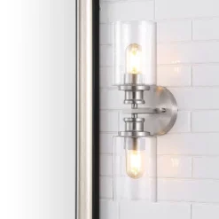 JONATHAN Y Jules Edison Cylinder 2-Light Iron/Seeded Glass Farmhouse Contemporary LED Wall Sconce 10 JONATHAN Y Jules Edison Cylinder 2-Light Iron/Seeded Glass Farmhouse Contemporary LED Wall Sconce -Furniture store GUEST cd3c0f6a 7594 48c9 9659 de74c8e47c9e