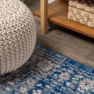 Ferro Filigree Charcoal Black And White Area Rug - JONATHAN Y 8 Ferro Filigree Charcoal Black And White Area Rug - JONATHAN Y - Image 8