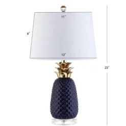 23" Ceramic Pineapple Table Lamp (Includes Energy Efficient Light Bulb) - JONATHAN Y -Furniture store GUEST d31fc2ef 197b 4471 9838 32e79b128599