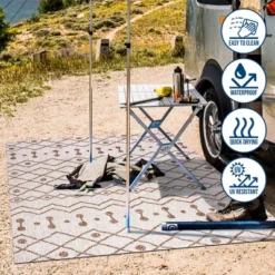 Nokat Modern Bohemian Inspired Indoor/Outdoor Area Rug - JONATHAN Y -Furniture store GUEST d3f0a81e d6f9 49d9 9ab2 edc22e8190d9