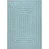 Chevron Modern Concentric Squares Indoor/Outdoor Area Rug - JONATHAN Y
