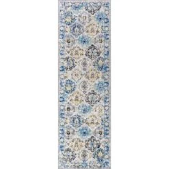 Modern Persian Boho Vintage Trellis Area Rug - JONATHAN Y
