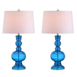28.5" (Set Of 2) Genie Glass Table Lamps (Includes LED Light Bulb) - JONATHAN Y -Furniture store GUEST d57aefda cc56 4514 bc2d 656337bc51d8
