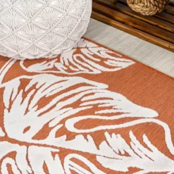 JONATHAN Y Tobago High-Low Two-Tone Monstera Leaf Floral Indoor/Outdoor Area Rug 14 JONATHAN Y Tobago High-Low Two-Tone Monstera Leaf Floral Indoor/Outdoor Area Rug -Furniture store GUEST d5dd1ef2 e83f 4a1a bc63 94f8b7ae9151