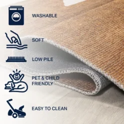 Chayton Minimalist Geometric Machine-Washable Area Rug - JONATHAN Y -Furniture store GUEST d6ea0833 d21c 4300 a98f de0e9e96482a