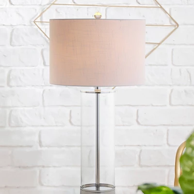 29" Glass Harper Table Lamp (Includes LED Light Bulb) Clear - JONATHAN Y 4 29" Glass Harper Table Lamp (Includes LED Light Bulb) Clear - JONATHAN Y - Image 4