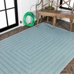Chevron Modern Concentric Squares Indoor/Outdoor Area Rug - JONATHAN Y -Furniture store GUEST ddcee11a d9d3 4e3a 9e67 fc67ae4febb7