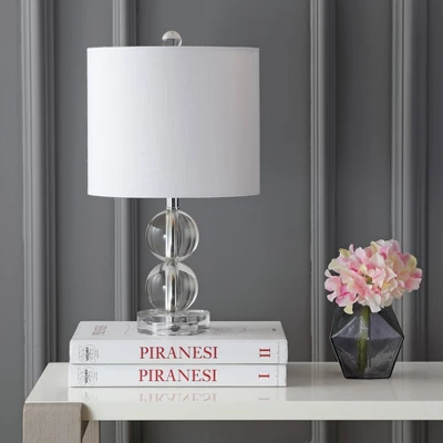 17.5" Crystal Brooklyn Table Lamp (Includes LED Light Bulb) Clear - JONATHAN Y 2 17.5" Crystal Brooklyn Table Lamp (Includes LED Light Bulb) Clear - JONATHAN Y - Image 2