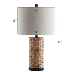 (Set Of 2) 25" Elicia Sea Grass Table Lamps Natural (Includes LED Light Bulb) - JONATHAN Y 5 (Set Of 2) 25" Elicia Sea Grass Table Lamps Natural (Includes LED Light Bulb) - JONATHAN Y -Furniture store GUEST e0361c76 ba63 43f8 9e40 4995bffda4fd