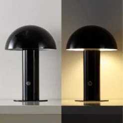 10.75" Boletus Contemporary Bohemian Rechargeable/Cordless Iron LED Mushroom Table Lamp - JONATHAN Y -Furniture store GUEST e091ffda b02a 47e9 9f0f 18c41e2b2e2a