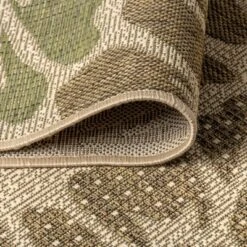 Zinnia Modern Floral Textured Weave Indoor/Outdoor Area Rug - JONATHAN Y -Furniture store GUEST e0fa9f25 cff6 4711 8798 4d5a202d95e3