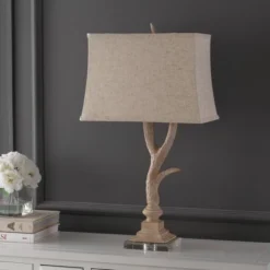 29.5" Antler Rustic Resin/Crystal LED Table Lamp (Includes LED Light Bulb) - JONATHAN Y -Furniture store GUEST e1debedc 869b 4c4d 9ef9 770f32b86b87