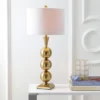33" Metal Mackenzie Table Lamp (Includes LED Light Bulb) Gold - JONATHAN Y