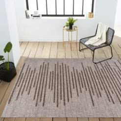 Zolak Berber Stripe Geometric Indoor/Outdoor Area Rug - JONATHAN Y -Furniture store GUEST e2860cae 22dc 4b7a 8ce9 c2b66d6c6e6e