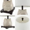 16" Justina Ceramic Mini LED Table Lamp (Includes LED Light Bulb) - JONATHAN Y