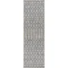Ourika Moroccan Geometric Textured Weave Indoor/Outdoor Area Rug - JONATHAN Y