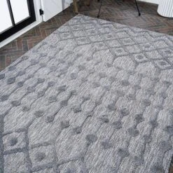 Peralta Moroccan Diamond Indoor/Outdoor Area Rug - JONATHAN Y -Furniture store GUEST e79a7da5 a2b5 44aa a086 c6f7c8c5649f