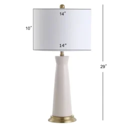 29" Ceramic Hartley Column Table Lamp (Includes Energy Efficient Light Bulb) - JONATHAN Y -Furniture store GUEST e88c776d 88f2 456f a5c4 2763be5938d5