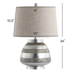 24" Ziggy Resin Table Lamp (Includes LED Light Bulb) Silver - JONATHAN Y -Furniture store GUEST e8deae68 f3dc 46b7 88ef b8dc25966ea4