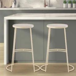 JONATHAN Y Hula Modern Designer Iron Curved Backless Bar Stool -Furniture store GUEST e97fadef 85ff 4601 80a0 221dc09f8579