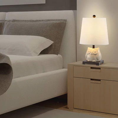 16" Justina Ceramic Mini LED Table Lamp (Includes LED Light Bulb) - JONATHAN Y 3 16" Justina Ceramic Mini LED Table Lamp (Includes LED Light Bulb) - JONATHAN Y - Image 3