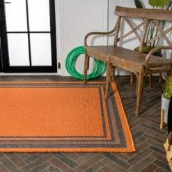 James Modern Border Stripe Indoor/Outdoor Area Rug - JONATHAN Y -Furniture store GUEST ebc62443 1dd0 4eb2 83ee 4e1d8667b09b