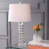 25.5" Crystal Julia Table Lamp (Includes LED Light Bulb) Clear - JONATHAN Y