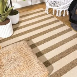 Aveiro Wide Stripe Indoor/Outdoor Area Rug - JONATHAN Y 16 Aveiro Wide Stripe Indoor/Outdoor Area Rug - JONATHAN Y -Furniture store GUEST ec48d67b 96d7 4590 986b 2c4e9f3e6424