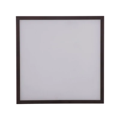 14.13" 2-Light Grant Minimalist Industrial Square Linen Iron LED Flush Mount Bronze/Beige - JONATHAN Y: UL Listed, Hardwired, Modern Decor 7 14.13" 2-Light Grant Minimalist Industrial Square Linen Iron LED Flush Mount Bronze/Beige - JONATHAN Y: UL Listed, Hardwired, Modern Decor - Image 7