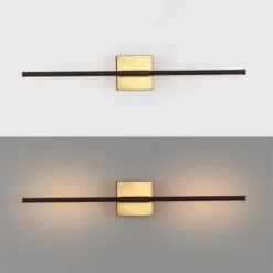 28" Makena Dimmable Integrated LED Modern Metal Wall Sconce Oil Rubbed Bronze/Brass Gold - JONATHAN Y 15 28" Makena Dimmable Integrated LED Modern Metal Wall Sconce Oil Rubbed Bronze/Brass Gold - JONATHAN Y -Furniture store GUEST ed9705ac f2ee 4713 954e 37b9d0f9685f