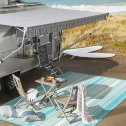 Haynes Modern Double Stripe Indoor/Outdoor Area Rug - JONATHAN Y -Furniture store GUEST efd15ab3 e5b5 4073 a3f6 6b4e5fbd8c75